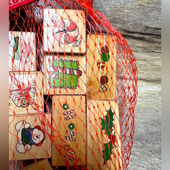 Big Bag of Stamps! Real Wood and Rubber Holiday stamps. Great Designs! New!! - Picture 1 of 6